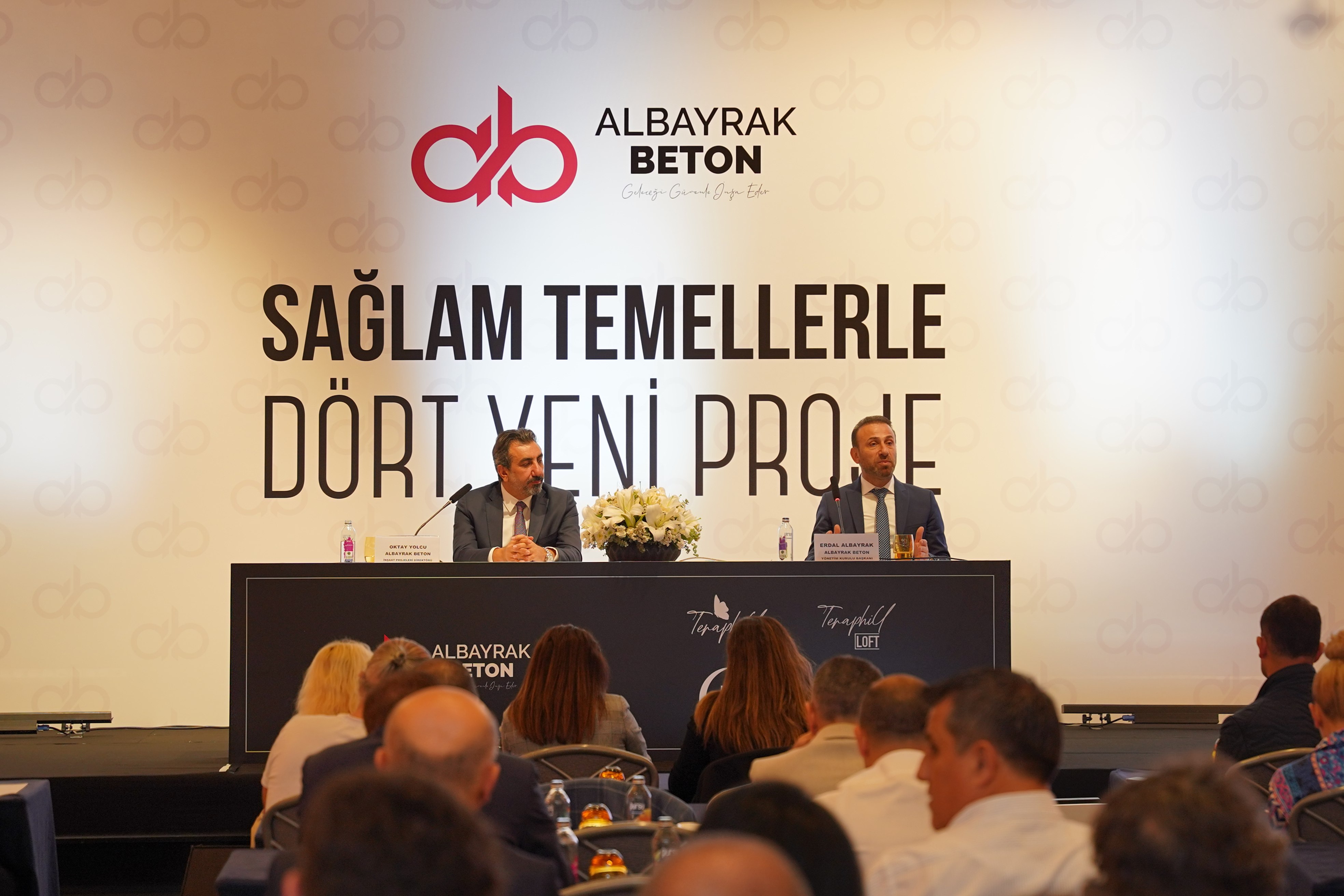 Albayrak Beton düzenlediği basın toplantısıyla 4 yeni konut projesini duyurdu.